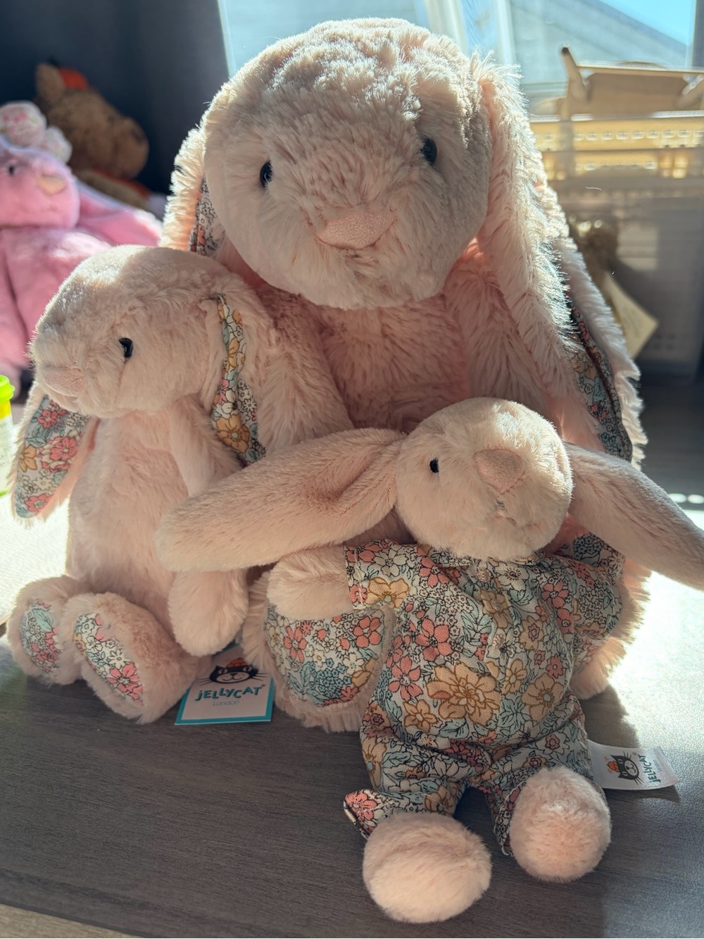 Jellycat Bashful Blush Blossom Bunnies